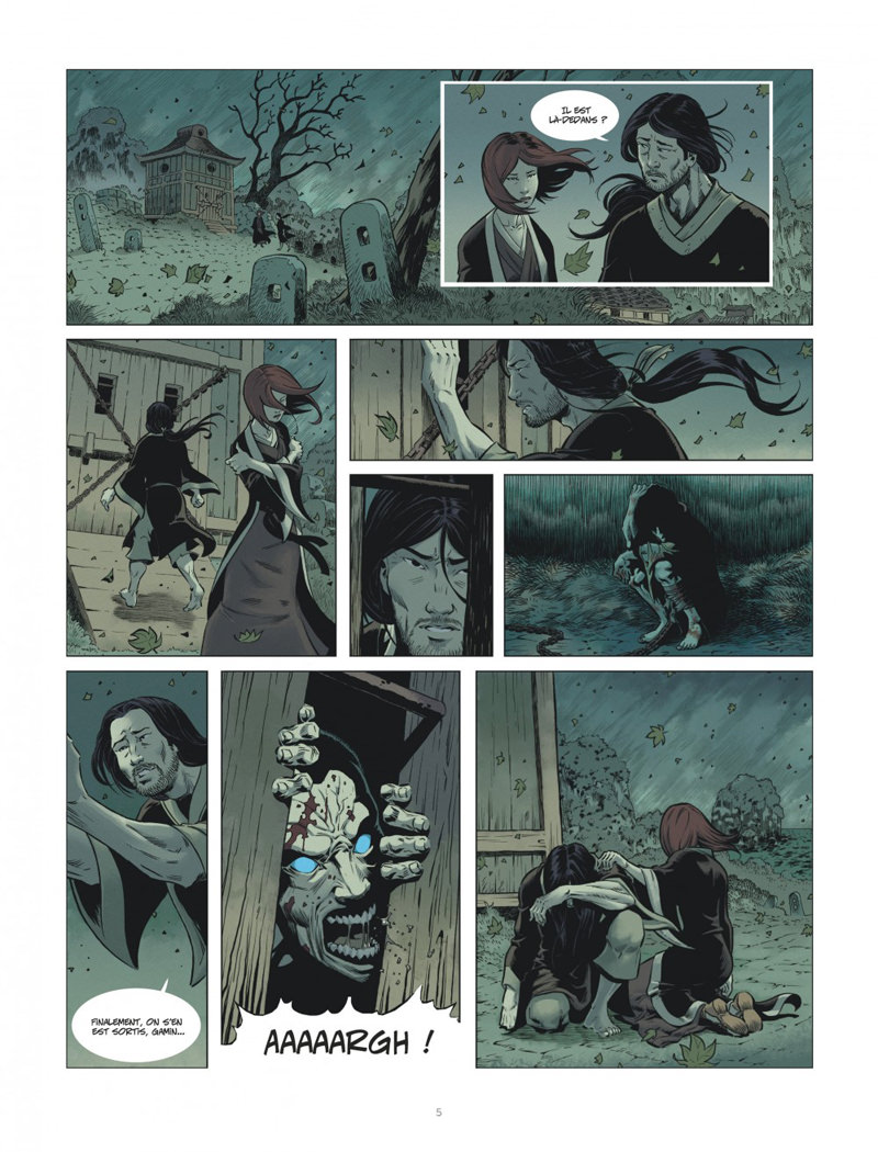 Isabellae, planche du tome 3 © Le Lombard / Gabor / Raule